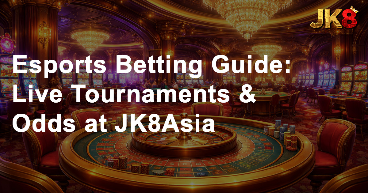 Esports Betting Guide Live Tournaments & Odds at JK8Asia