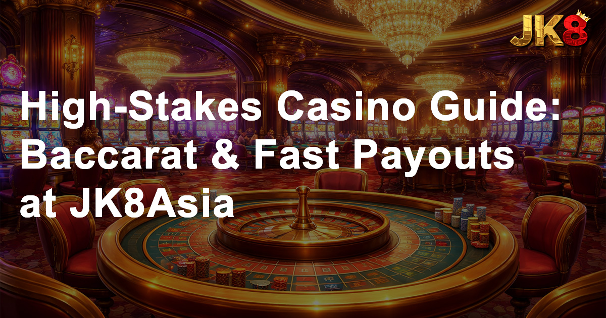 High Stakes Casino Guide Baccarat & Fast Payouts at JK8Asia
