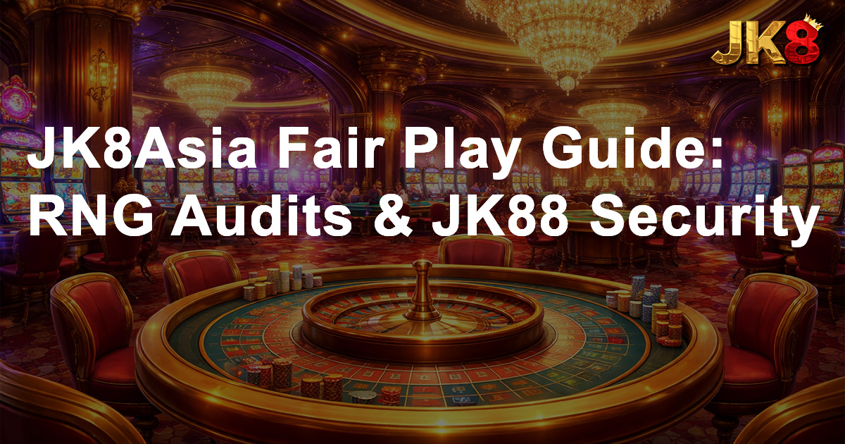 JK8Asia Fair Play Guide RNG Audits & JK88 Security