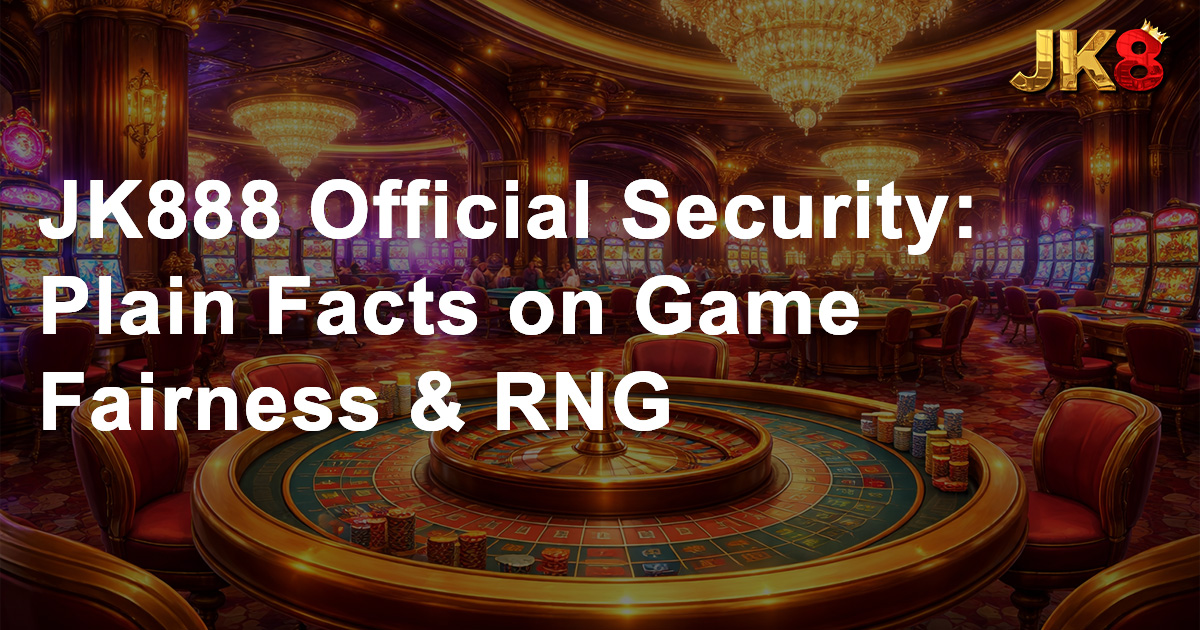 JK888 Official Security Plain Facts on Game Fairness & RNG