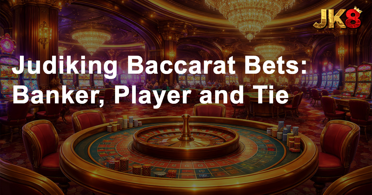 Judiking Baccarat Bets Banker, Player and Tie