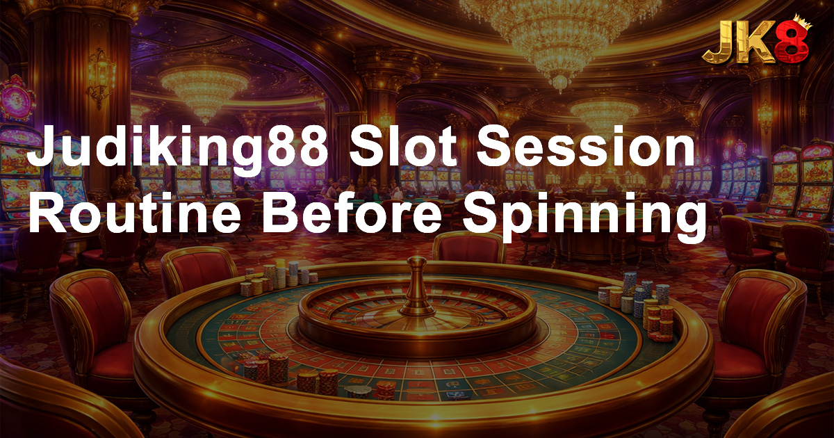 Judiking88 login Slot Session Routine Before Spinning