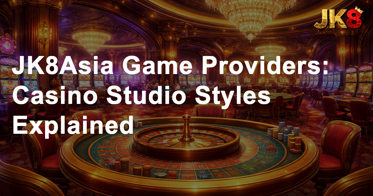 JK8Asia Game Providers Casino Studio Styles Explained