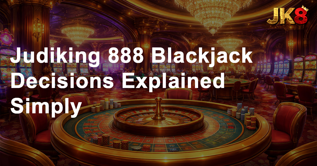 Judiking 888 Blackjack Decisions Explained Simply